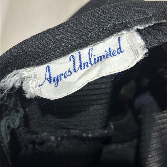 Vintage 60s Ayres Unlimited Black and White Poly Maxi Dress - Picture 6 of 8